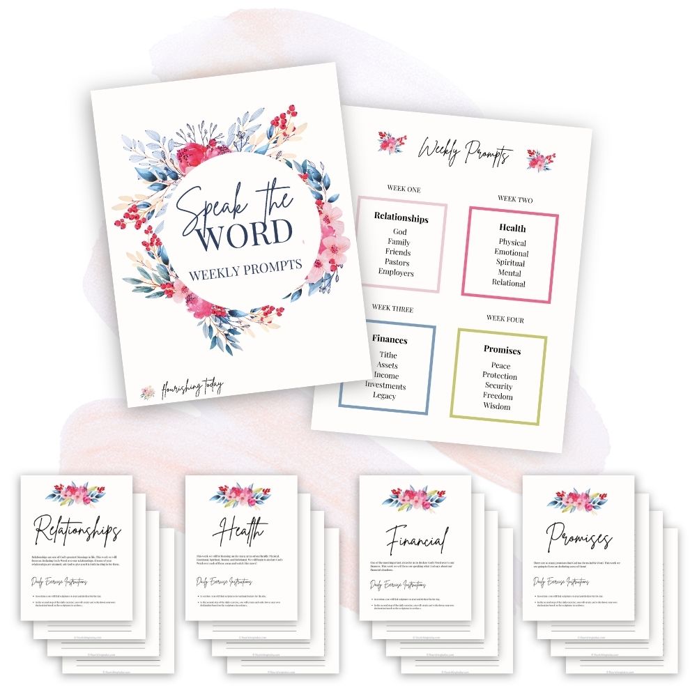 SPEAK THE WORD Weekly Prompts