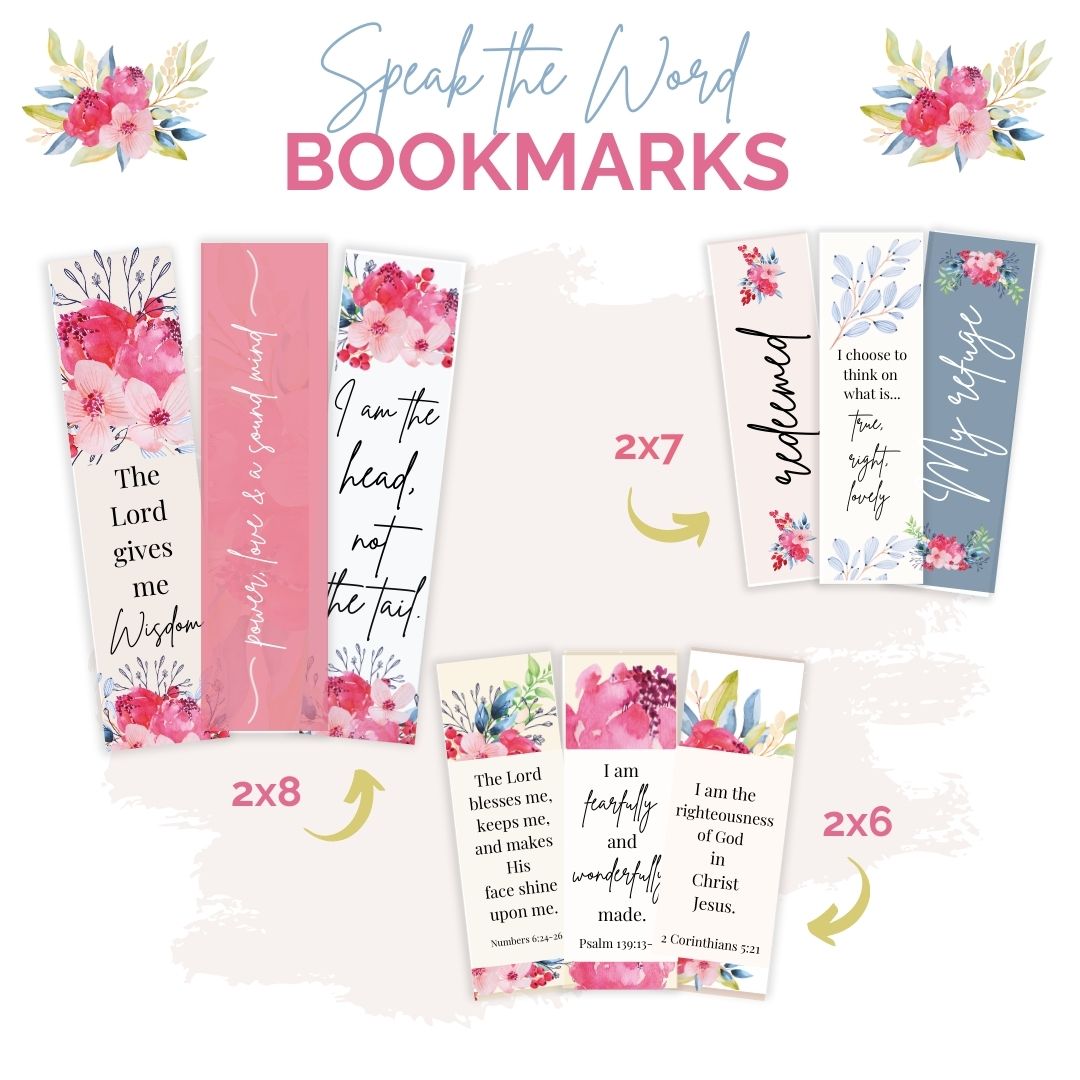 SPEAK THE WORD Bookmarks