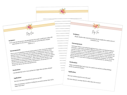 Gratitude Daily Devotional