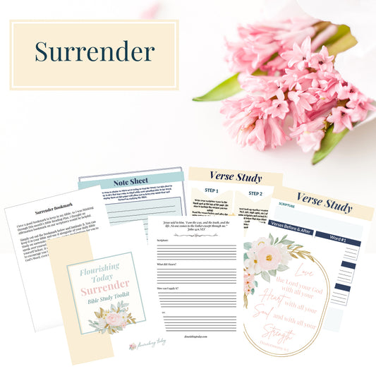 Surrender Bible Study Journal