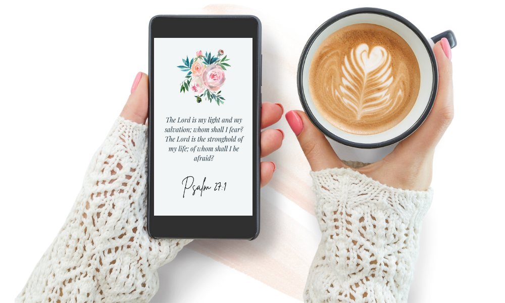 FEAR FIGHTING Scripture Lock Screens