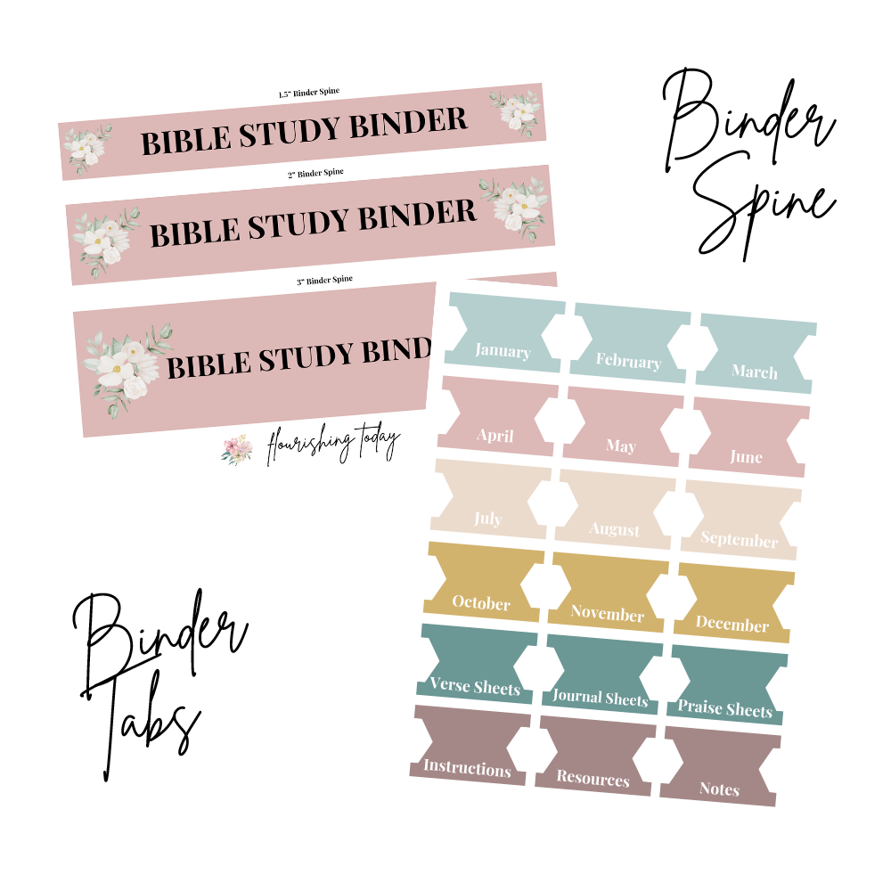 Flourish in the Word Bible Study Journal