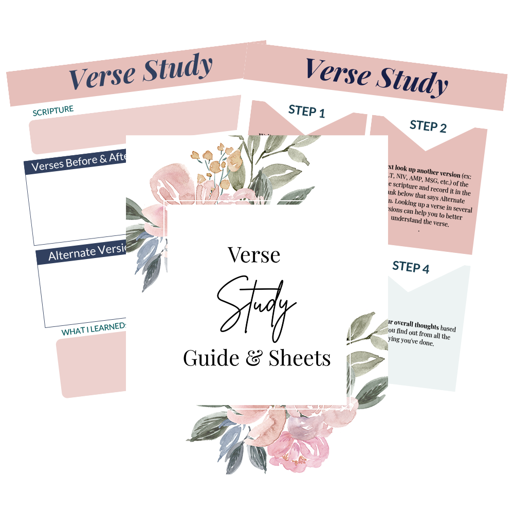 Flourish in the Word Bible Study Journal