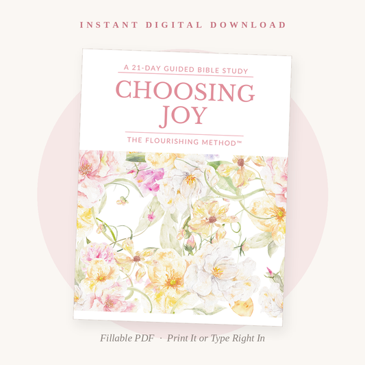 Choosing Joy 21-day guided Bible study journal cover