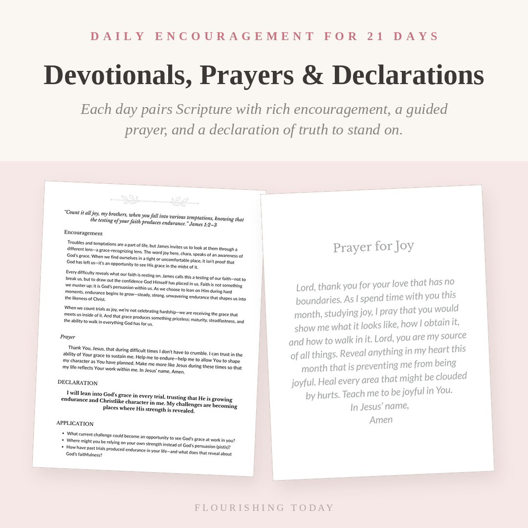 Choosing Joy 21-day guided Bible study daily encouragement