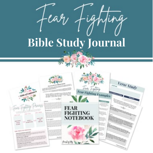 Fear Fighting Bible Study Journal