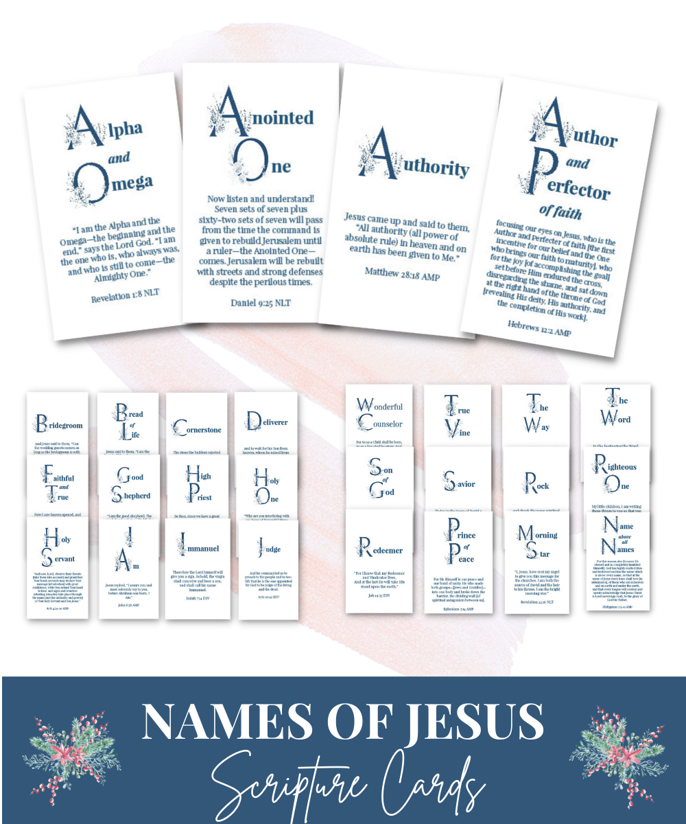 Names of Jesus Printable Scripture Cards – Flourishing Today Shop