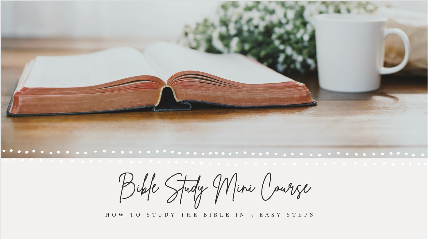 Bible Study Mini-Course