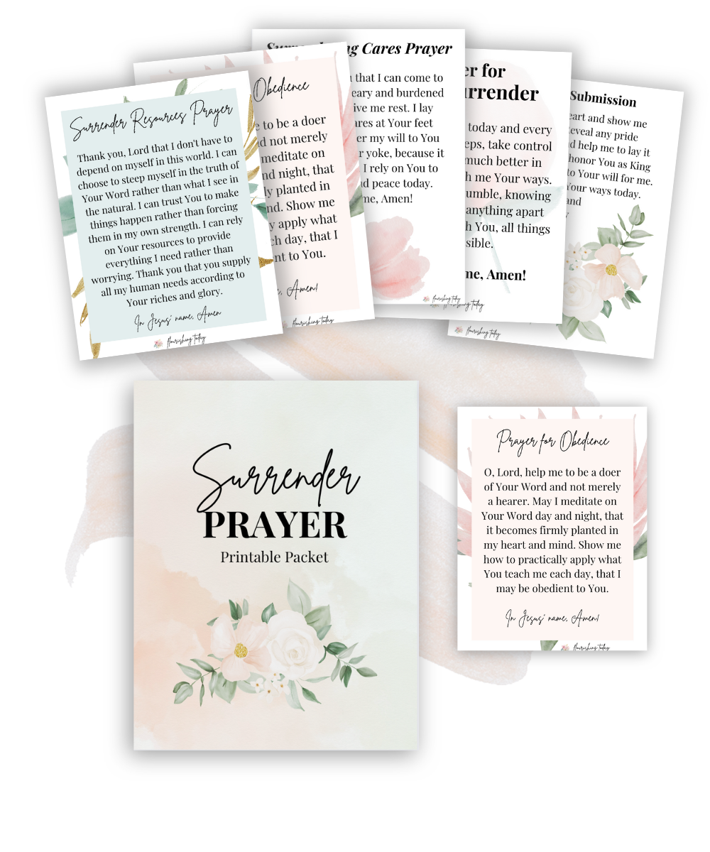 Surrender Prayer Printable Packet