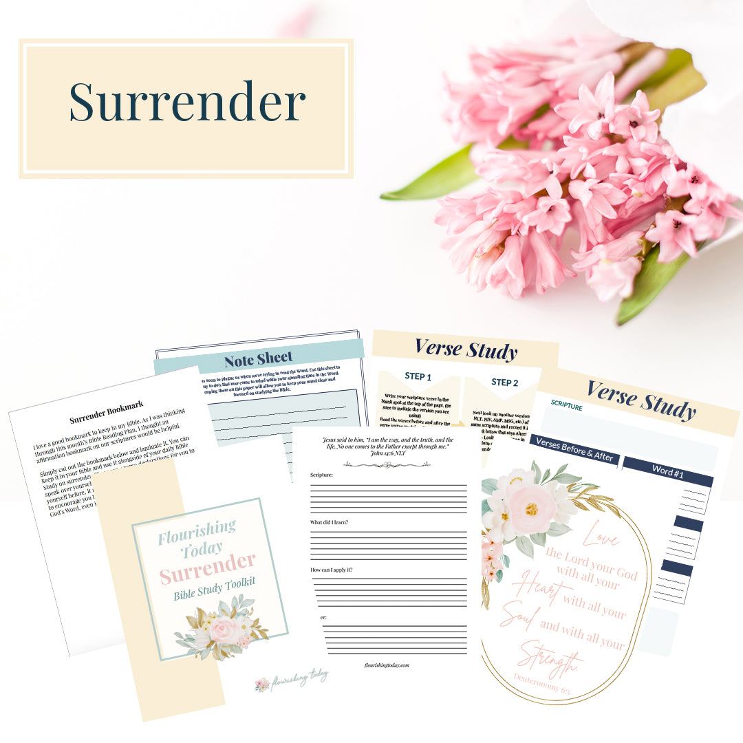 Surrender Bible Study Journal