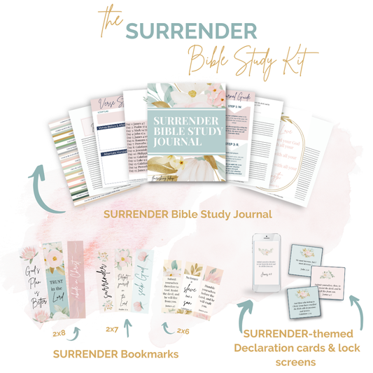 Surrender Bible Study Journal Basic Bundle